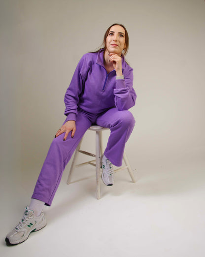 Bloom Wide-Leg Pants – Purple